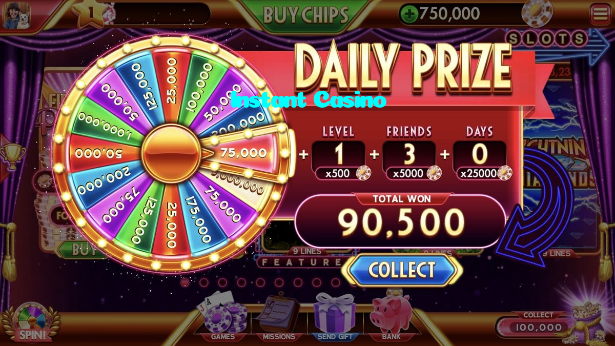 Instant Casino خوش آمدید بونس +600% پیشکش موبائل ایپ کے پروموشن سیکشن میں دکھائی دیتی ہے۔